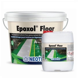 Neotex Epoxol Floor Εποξειδικό Σύστημα Σετ Α + Β (RAL 7035) Γκρι - 13.5Kg