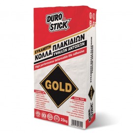 Durostick Gold Κόλλα Πλακιδίων Υψηλών Αντοχών Λευκή - 5Kg