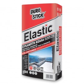Durostick Elastic Κόλλα Πλακιδίων Λευκή - 25Κg