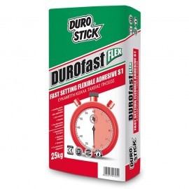 Durostick Durofast Flex Κόλλα Πλακιδίων Ταχείας Πήξεως Γκρι - 25Kg
