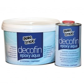 Durostick Decofin Epoxy Aqua Εποξειδικό Βερνίκι 2 Συστατικών Νερού Διάφανο Σατινέ - 4Kg