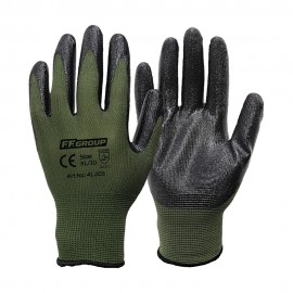 F.F. Group Γάντια με Επικάλυψη Νιτριλίου και Πολυεστερική Πλέξη - XXL/11