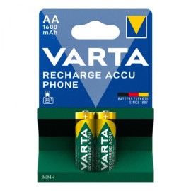 Varta Rechargeable Accu Επαναφορτιζόμενες Μπαταρίες AA Ni-MH 1600mAh 1.2V - 2τμχ (37675)