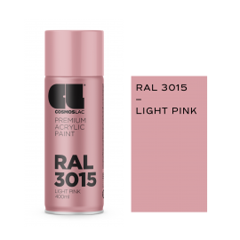 Cosmos Lac Σπρέι Βαφής Ακρυλικό Premium Acrylic RAL 3015 Light Pink 400ml