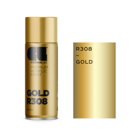 Cosmos Lac Σπρέι Βαφής Ακρυλικό Premium Acrylic R308 CL Bright Gold 400ml