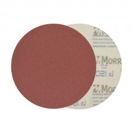 Morris Δίσκος Velcro Κόκκινο 125mm χωρίς Τρύπες - 100 (33529)