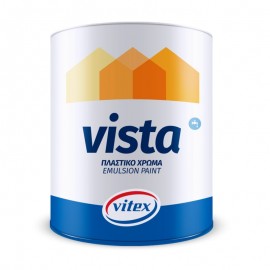Vitex Vista Πλαστικό Χρώμα Λευκό - 9 Lit