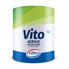 Vitex Vito Πλαστικό Ακρυλικό Χρώμα Εξωτερικής Χρήσης Λευκό - 15 Lit