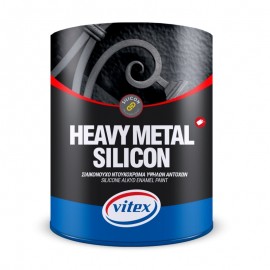 Vitex Heavy Metal Silicon Σιλικονούχο Ντουκόχρωμα Υψηλών Αντοχών 755 Μαύρο Γυαλιστερό - 0.750 Lit