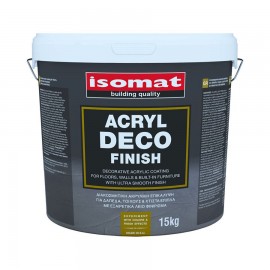 Isomat Acryl-Deco Finish Επίχρισμα Δαπέδων Λευκό - 5Kg