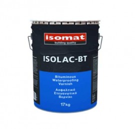 Isomat Isolac-BT Ασφαλτικό Στεγανωτικό Βερνίκι Μαύρο - 17Kg