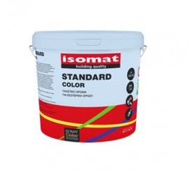 Isomat Standard Color Πλαστικό Χρώμα Λευκό Ματ - 9Lt