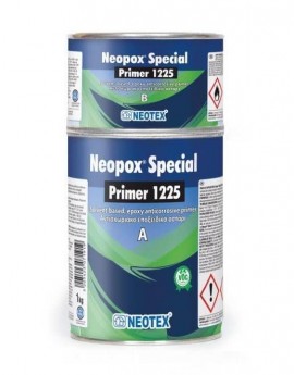 Neotex Neopox Special Primer 1225 Αντισκωριακό Αστάρι Σετ Α + Β - 1Kg