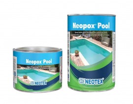 Neotex Neopox Pool Βαφή Πισίνας Σετ Α + Β (RAL 2930) Γαλάζιο - 10Kg