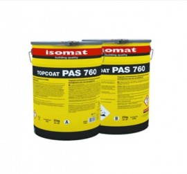Isomat Topcoat-PAS 760 Πολυασπαρτική Επαλειφόμενη Προστατευτική Επίστρωση Σετ Α + Β - 7Kg