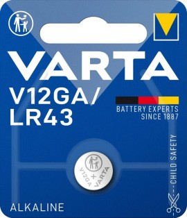 Varta Professional Electronics V12GA Αλκαλική Μπαταρία Ρολογιών LR43 1.5V - 1τμχ (35184)