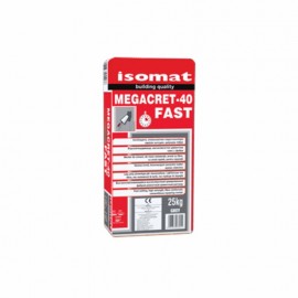 Isomat Megacret-40 Fast Ινοπλισμένο Επισκευαστικό Τσιμεντοκονίαμα - 25Kg