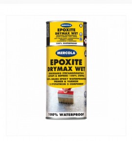 Mercola Epoxite Drymax Wet Κατασκευαστική Κόλλα Σετ Α + Β Διάφανη - 19Lt (5185)