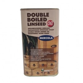 Mercola Double Boiled Linseed Oil Λάδι Εμποτισμού Διαλύτου Άχρωμο - 1Lt