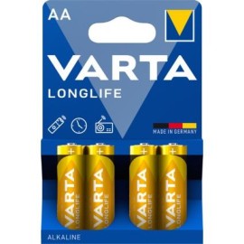 Varta LongLife Αλκαλικές Μπαταρίες AA 1.5V - 4τμχ (33386)