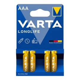 Varta LongLife Extra Αλκαλικές Μπαταρίες AAA 1.5V - 4τμχ (33385)