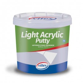 Vitex Light Acrylic Putty Ελαφρύς Ακρυλικός Αφρόστοκος Λευκός 750 ml