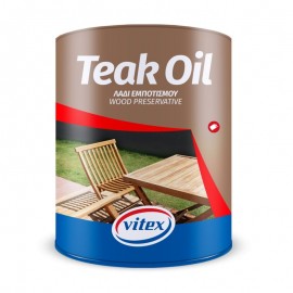 Vitex Teak Oil Πολυουρεθάνης Διαλύτου Άχρωμο Ματ 750 ml
