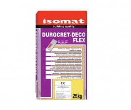 Isomat Durocret-Deco Flex Εύκαμπτη Πατητή Τσιμεντοκονία Λευκή - 25Kg