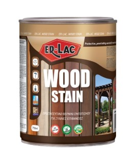 Er-Lac Wood-Stain Διακοσμητικό και Προστατευτικό Βερνίκι Εμποτισμού Ξύλου  Άχρωμο - 5 Lit