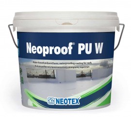 Neotex Neoproof PU W Ακρυλικό Επαλειφόμενο Στεγανωτικό Πολυουρεθάνης (RAL 7040) Γκρι - 4Kg