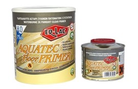 Er-Lac Aquatec Floor Primer Υδατοδιάλυτο Αστάρι Ξύλινων Πατωμάτων Υψηλής Ποιότητας Σετ Α + Β Διάφανο - 1.2 Lit
