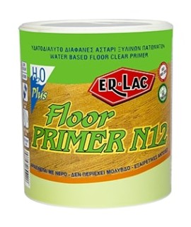 Er-Lac Aqua Floor Primer N12 Υδατοδιάλυτο Αστάρι Ξύλινων Πατωμάτων - 2.5 Lit