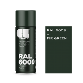Cosmos Lac Σπρέι Βαφής Ακρυλικό Premium Acrylic ral 6009 Fir Green 400ml