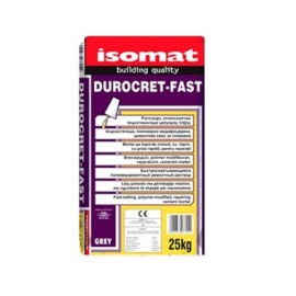 Isomat Durocret-Fast Ινοπλισμένο Ρητινούχο Επισκευαστικό Τσιμεντοκονίαμα Γκρι - 25Kg