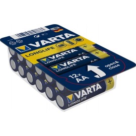 Varta LongLife Αλκαλικές Μπαταρίες AA 1.5V - 12τμχ (36389)