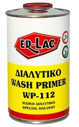 Er-Lac Wp-112 Ειδικό Διαλυτικό για την Αραίωση του Wash Primer - 4 Lit
