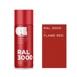Cosmos Lac Σπρέι Βαφής Ακρυλικό Premium Acrylic RAL 3000 Flame Red 400ml