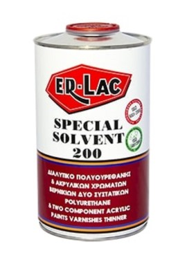 Er-Lac Νο 200 Αργοστέγνωτο Βελτιωτικό Διαλυτικό Πολυουρεθάνης για Υψηλές Θερμοκρασίες Διάφανο - 4 Lit