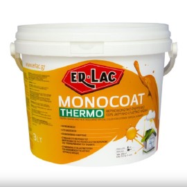 Er-Lac Monocoat Thermo Ενεργειακό Θερμομονωτικό Πιστοποιημένο Ψυχρό Χρώμα Κορυφαίας Ποιότητας Λευκό - 3 Lit