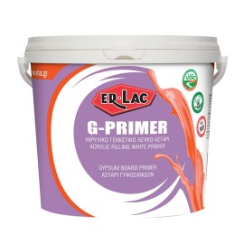 Er-Lac G-Primer Αστάρι Γυψοσανίδων Λευκό - 9 Lit