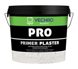 Vechro Pro Primer Plaster Ακρυλικό Ανάγλυφο Αστάρι Πρόσφυσης Σοβάδων Λευκό - 10Lt