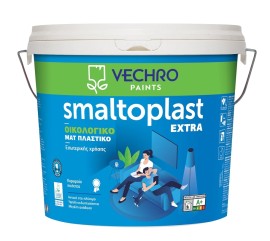 Vechro Smaltoplast Extra Πλαστικό Οικολογικό Χρώμα Εσωτερικής Χρήσης Ώχρα 43 Ματ - 750ml