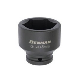 Benman Καρυδάκι Αέρος Εξάγωνο Μαύρο με Καρέ Υποδοχής 3/4 - 29mm  (71569)