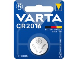 Varta Professional Electronics Μπαταρία Λιθίου Ρολογιών CR2016 3V - 1τμχ (44586)