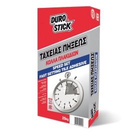 Durostick Κόλλα Πλακιδίων Ταχείας Πήξεως Λευκή - 25Kg