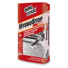 Durostick Hydrostop Floor Επιπεδωτικό Ινοπλισμένο Στεγανωτικό Κονίαμα Δαπέδων Γκρι - 25Kg