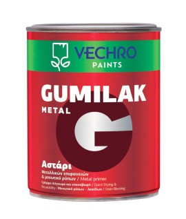 Vechro Gumilak Metal Αστάρι Μετάλλων Λευκό - 5Lt