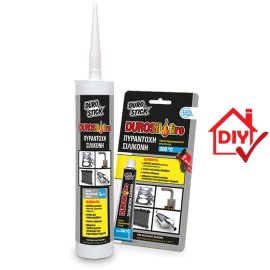 Durostick Durosil Fire 300 °C Σφραγιστική Σιλικόνη Υψηλής Θερμοκρασίας Κόκκινη - 80ml