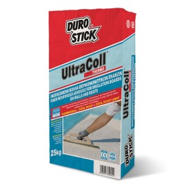 Durostick Ultracoll Thermo Ινοπλισμένη Κόλλα Θερμομονωτικών Πλακών για Τοίχους και Ταράτσες Λευκή - 25Kg
