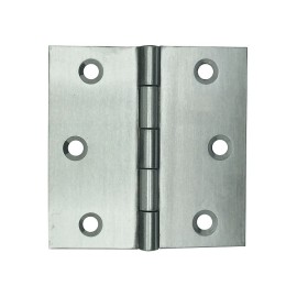 F.F. Group Μεντεσές Πλάκα Ανοξείδωτος Νίκελ Ματ - 35x60mm (40455)